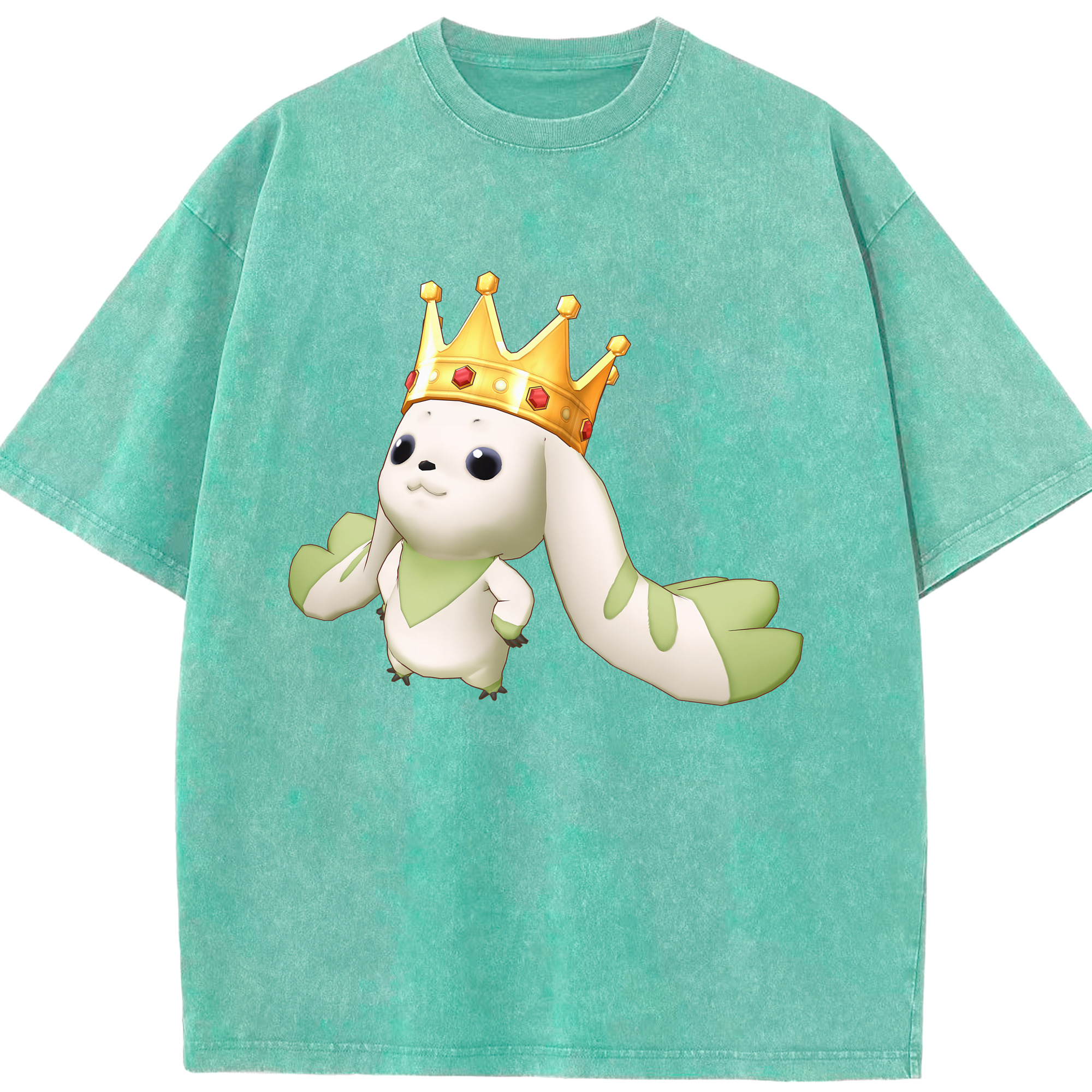 （画像用） Digimon デジタルモンスター/デジモン 綿100% ヴィンテージ風 半袖Tシャツ（フロントプリント）
